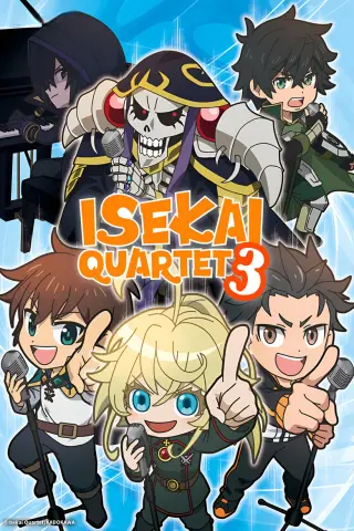 بوستر Isekai Quartet